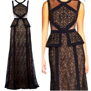 BCBGMaxAzria - Viviana Lace Gown Sheath Maxi Dress